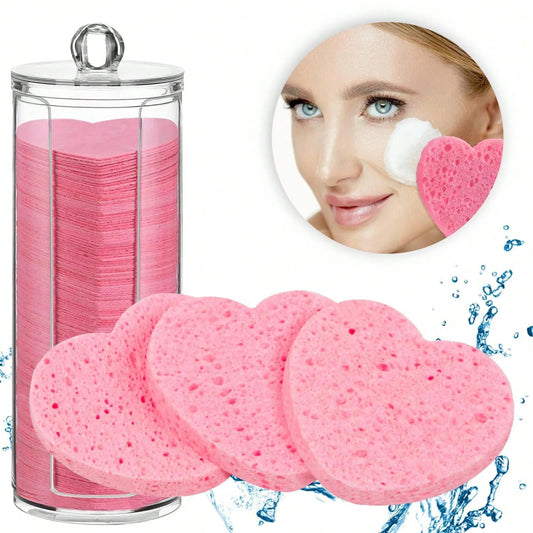Kit con 50 Esponjas de Remoción de Maquillaje